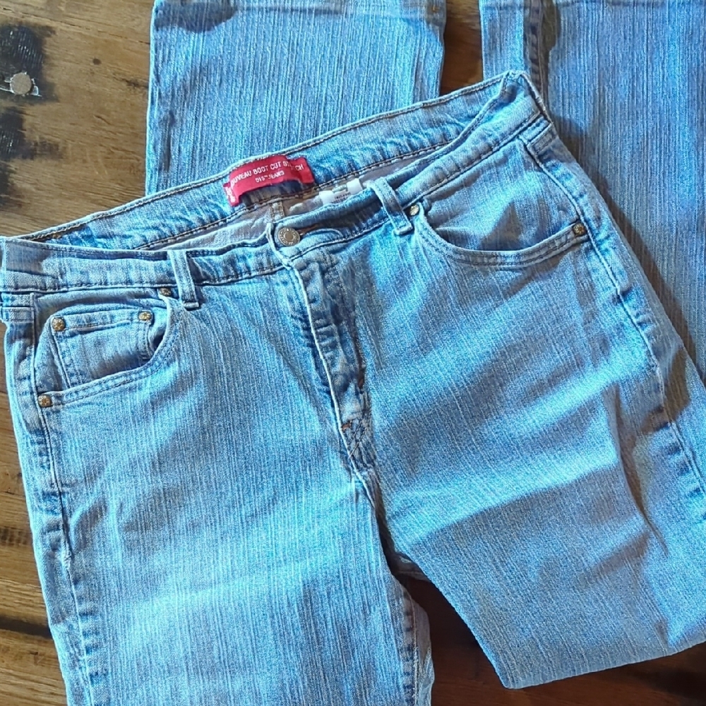 Levi's Blue Boot Cut Jeans with Classic Denim Style